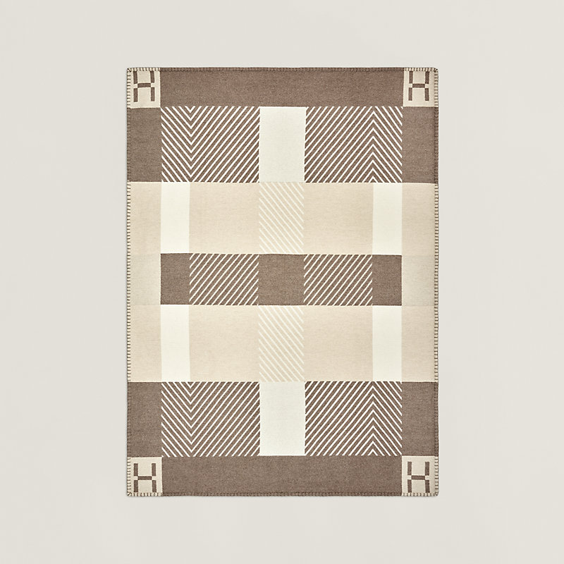 Avalon Zellige blanket - Beige | Hermès Mainland China